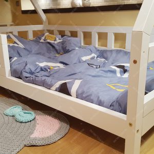 Łóżko domek drewniane dla dzieci TIPI 2 Naturalny