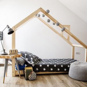 Łóżko domek drewniane Mila DMS